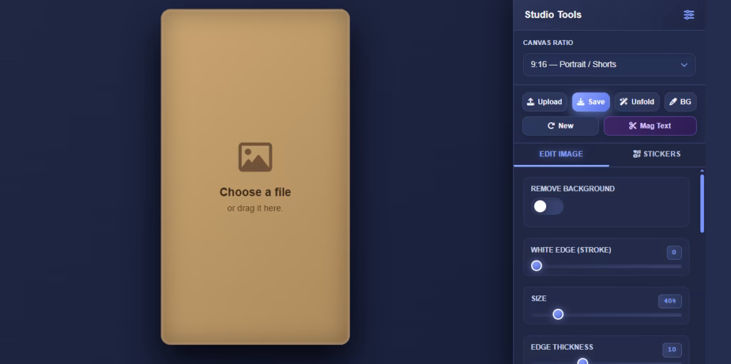 Paper animator for Youtube image preview