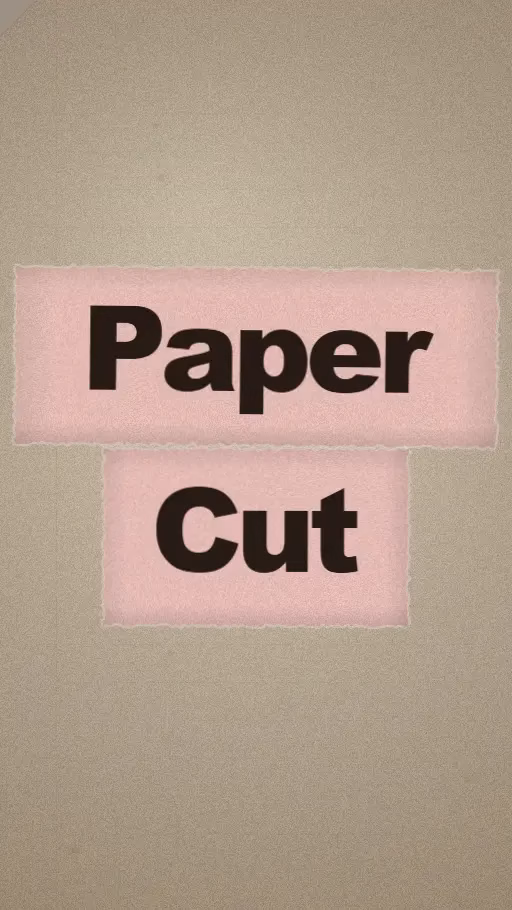 paper cut text effect online