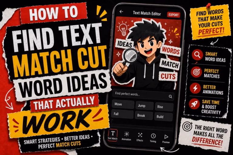 How to Find Text Match Cut Word Ideas That Actually Work 2 text match cut word ideas