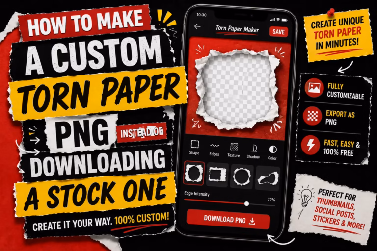 How to Make a Custom Torn Paper PNG Instead of Downloading a Stock One 4 Torn Paper PNG