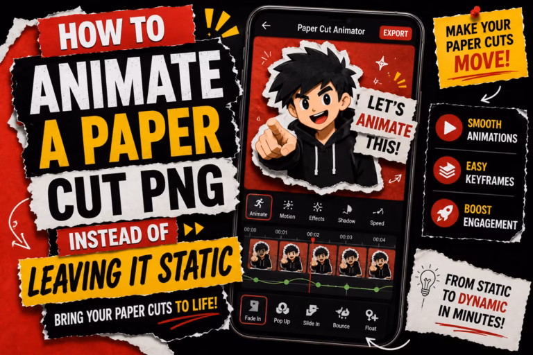 How to Animate a Paper Cut PNG Instead of Leaving It Static 3 animate paper cut png